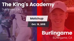 Matchup: The King's Academy H vs. Burlingame  2018