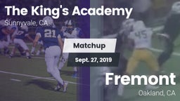 Matchup: The King's Academy H vs. Fremont  2019