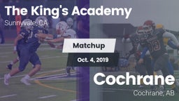 Matchup: The King's Academy H vs. Cochrane  2019