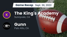 Recap: The King's Academy  vs. Gunn  2022