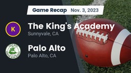 Recap: The King's Academy  vs. Palo Alto  2023