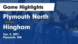 Plymouth North  vs Hingham  Game Highlights - Jan. 5, 2021