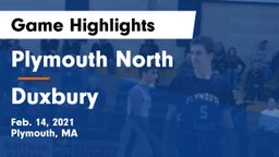 Plymouth North  vs Duxbury  Game Highlights - Feb. 14, 2021