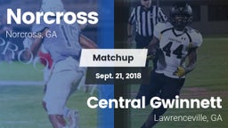 Matchup: Norcross  vs. Central Gwinnett  2018