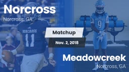 Matchup: Norcross  vs. Meadowcreek  2018
