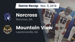 Recap: Norcross  vs. Mountain View  2018