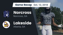 Recap: Norcross  vs. Lakeside  2018