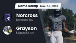 Recap: Norcross  vs. Grayson  2018