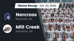Recap: Norcross  vs. Mill Creek  2020