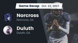 Recap: Norcross  vs. Duluth  2021