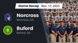 Recap: Norcross  vs. Buford  2023