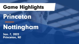 Princeton  vs Nottingham  Game Highlights - Jan. 7, 2022