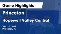 Princeton  vs Hopewell Valley Central  Game Highlights - Jan. 17, 2023