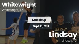 Matchup: Whitewright High vs. Lindsay  2018
