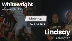 Matchup: Whitewright High vs. Lindsay  2019