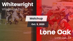 Matchup: Whitewright High vs. Lone Oak  2020