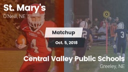 Matchup: St. Mary's High vs. Central Valley Public Schools 2018