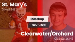 Matchup: St. Mary's High vs. Clearwater/Orchard  2018
