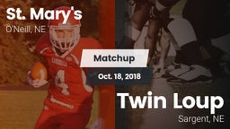 Matchup: St. Mary's High vs. Twin Loup  2018