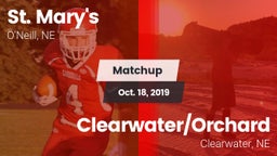 Matchup: St. Mary's High vs. Clearwater/Orchard  2019