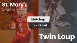 Matchup: St. Mary's High vs. Twin Loup 2019