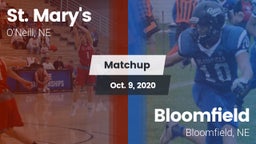 Matchup: St. Mary's High vs. Bloomfield  2020