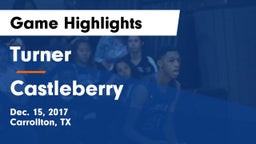 Turner  vs Castleberry Game Highlights - Dec. 15, 2017