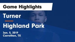 Turner  vs Highland Park  Game Highlights - Jan. 5, 2019