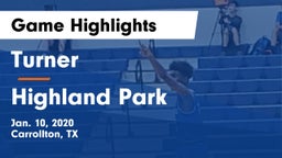 Turner  vs Highland Park  Game Highlights - Jan. 10, 2020