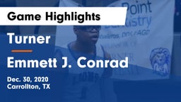 Turner  vs Emmett J. Conrad  Game Highlights - Dec. 30, 2020