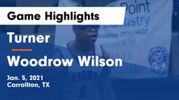 Turner  vs Woodrow Wilson  Game Highlights - Jan. 5, 2021