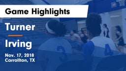 Turner  vs Irving  Game Highlights - Nov. 17, 2018