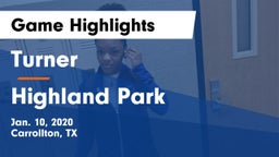 Turner  vs Highland Park  Game Highlights - Jan. 10, 2020