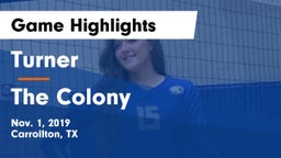 Turner  vs The Colony  Game Highlights - Nov. 1, 2019