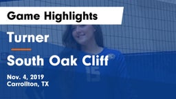 Turner  vs South Oak Cliff  Game Highlights - Nov. 4, 2019