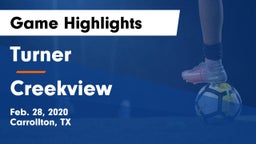 Turner  vs Creekview  Game Highlights - Feb. 28, 2020