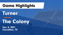 Turner  vs The Colony  Game Highlights - Jan. 8, 2021