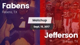 Matchup: Fabens  vs. Jefferson  2017