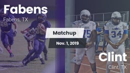 Matchup: Fabens  vs. Clint  2019