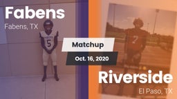 Matchup: Fabens  vs. Riverside  2020