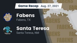 Recap: Fabens  vs. Santa Teresa  2021