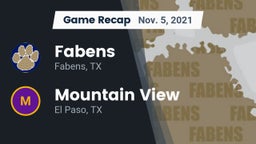 Recap: Fabens  vs. Mountain View  2021