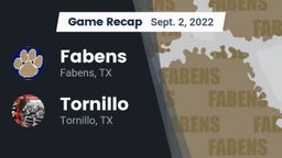 Recap: Fabens  vs. Tornillo  2022