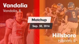 Matchup: Vandalia  vs. Hillsboro  2016