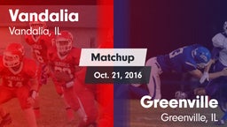 Matchup: Vandalia  vs. Greenville  2016