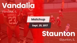Matchup: Vandalia  vs. Staunton  2017