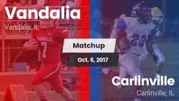 Matchup: Vandalia  vs. Carlinville  2017