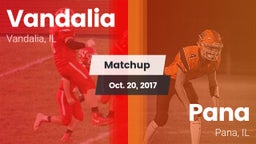Matchup: Vandalia  vs. Pana  2017