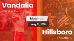 Matchup: Vandalia  vs. Hillsboro  2018
