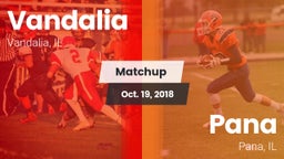 Matchup: Vandalia  vs. Pana  2018